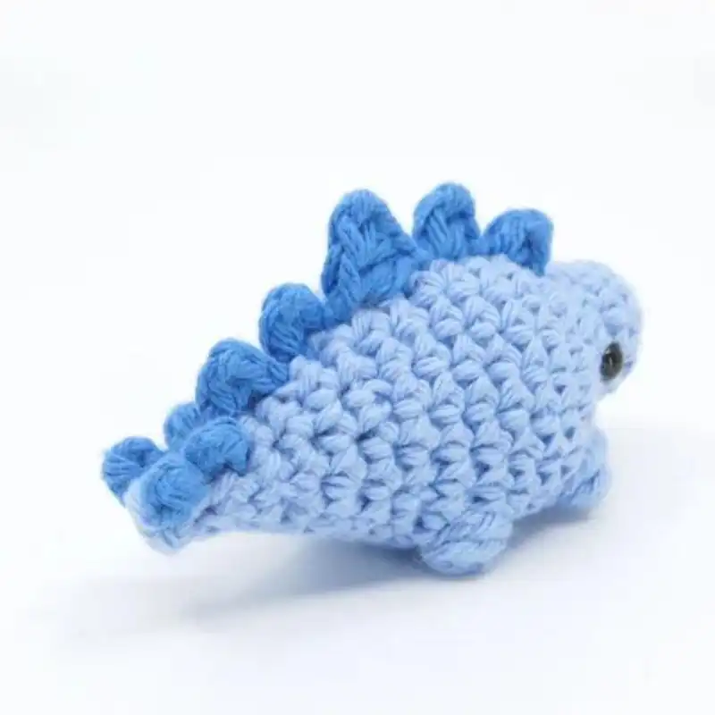 Crocheted Stegosaurus Dinosaur Amigurumi Pattern